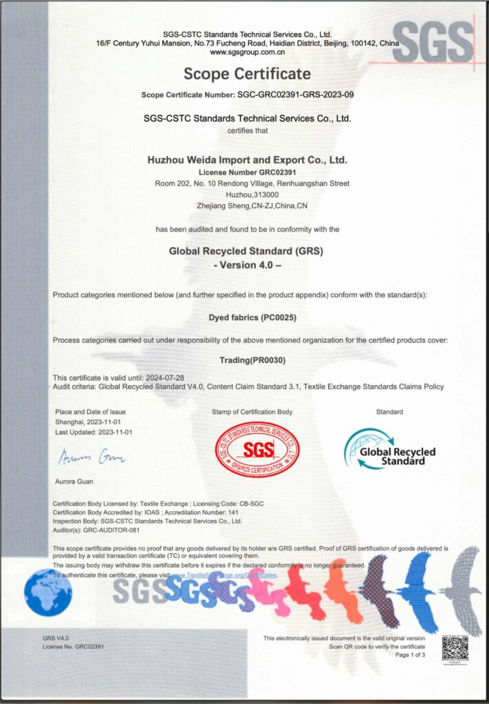 certificato gr