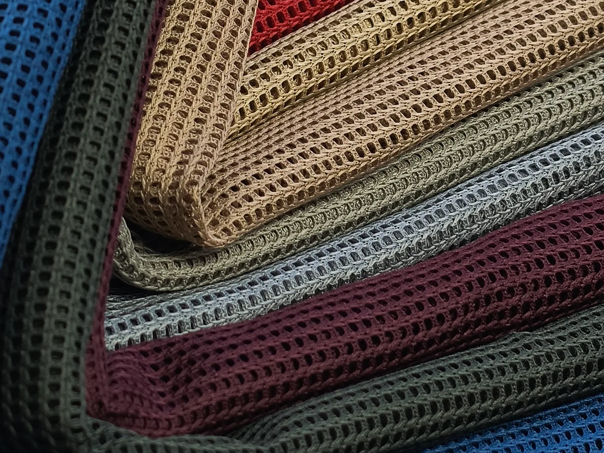 Real knit fabric swatches for China fabric management
