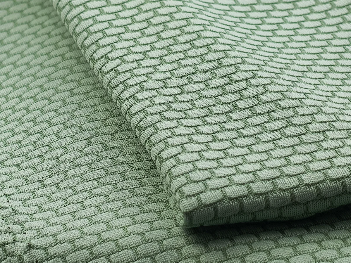 Real performance mesh fabric detail for sportswear programs