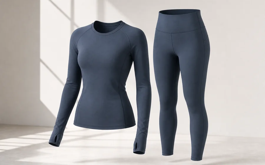 Illustrative activewear set for leggings programs