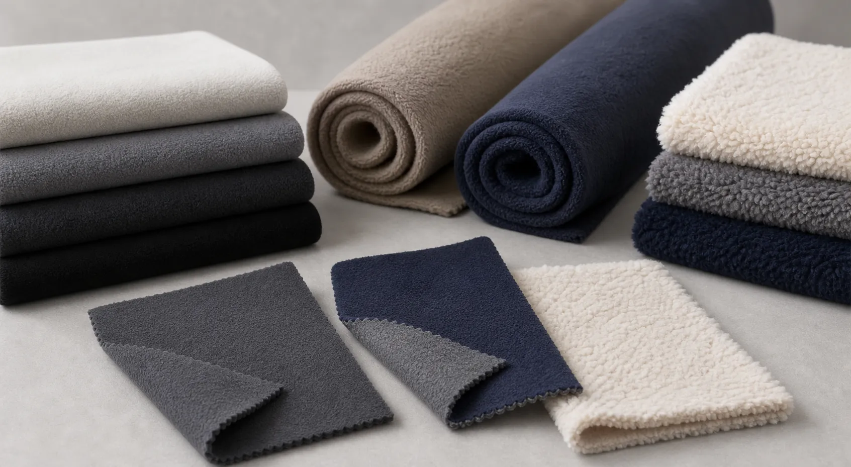 Polar fleece roll and swatch review