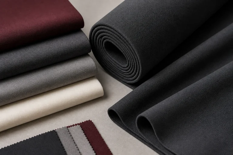 Viscose Nylon Spandex Ponte Roma Fabric for Trousers and Dresses