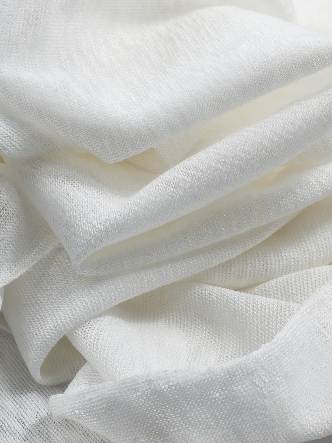 Slub Effect Jersey Fabric